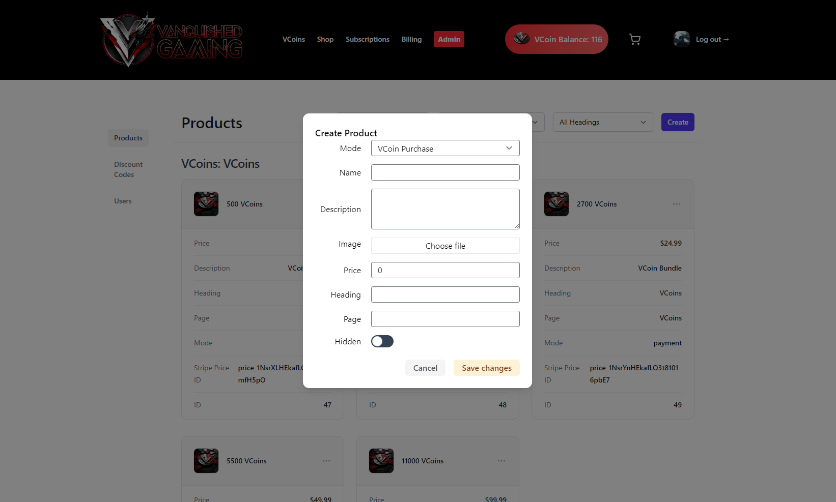 Admin Panel