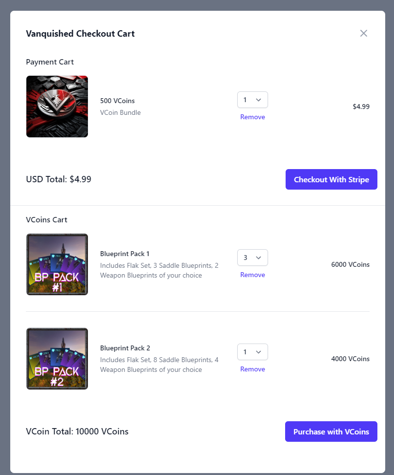 Multiple Carts